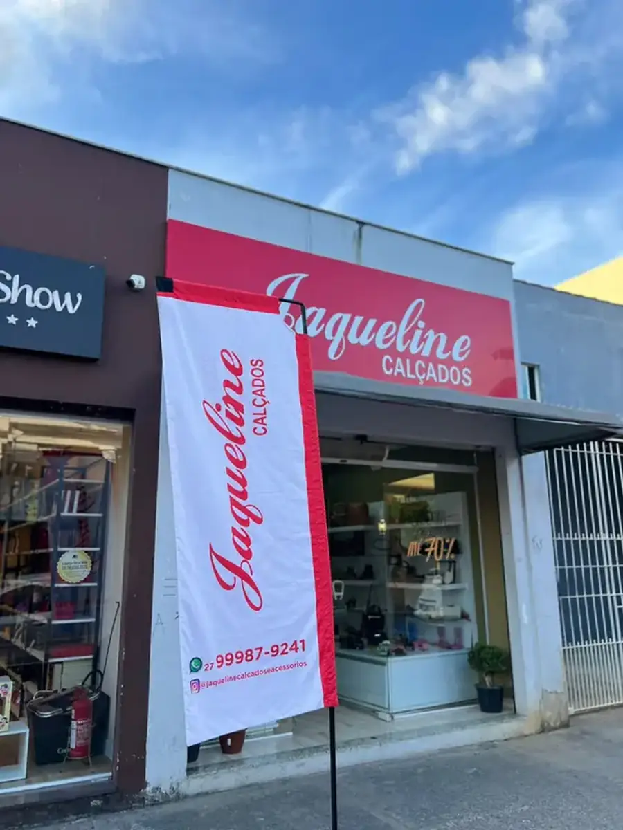 Windbanner Ilha Flag instalado em cliente, foto 7